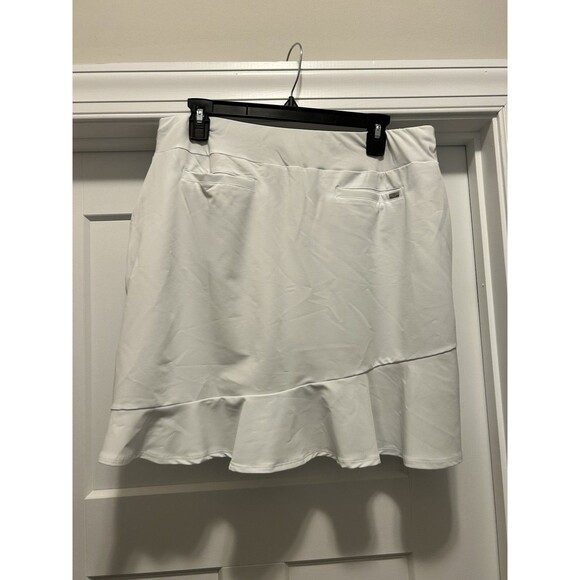 Tail Size 12 Women's White Ruffle Golf Tennis Skort Pockets Pickleball Athletic - Picture 7 of 8